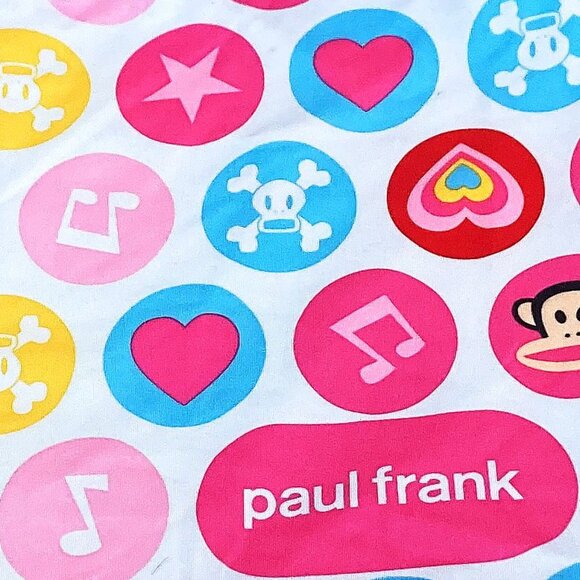 (2) PAUL FRANK MONKEY STRETCH FABRIC BOOK SLEEVES SCHOOL BOOK COVERS - Picture 5 of 5